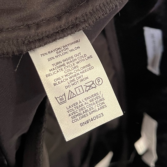 NWT Loft Peyton Velvet Trousers Black Wide Leg 10 - Picture 11 of 11